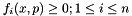 $f_i(x,p) \geq 0 ; 1 \leq i \leq n$
