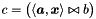 $ c = \bigl( \langle \vect{a}, \vect{x} \rangle \relsym b \bigr) $