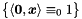 $\bigl\{\langle\vect{0}, \vect{x}\rangle \equiv_0 1\bigr\}$