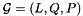 $\cG = (L, Q, P)$