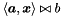 $\langle \vect{a}, \vect{x} \rangle \relsym b$