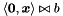 $\langle \vect{0}, \vect{x} \rangle \relsym b$