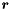 $\vect{r}$